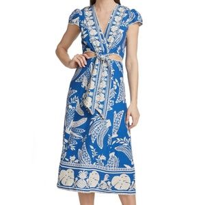 Banana Cut-Out Midi-Dress